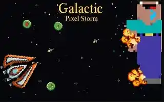 Galactic pixel storm