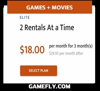 gamefly 4 game subscriptions