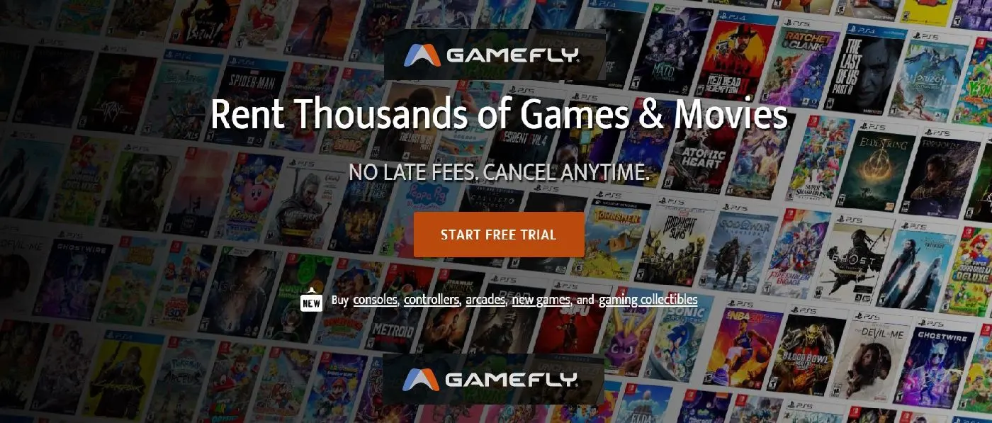 gamefly video game rental