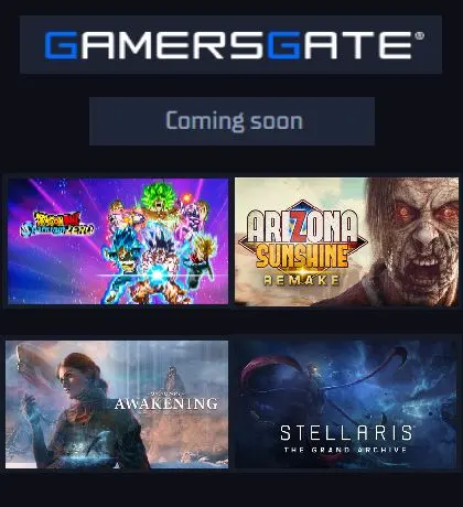 gamersgate video games coming soon!