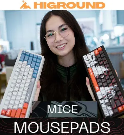 Higround. Beaitiful keyboards, mousepads, mice...