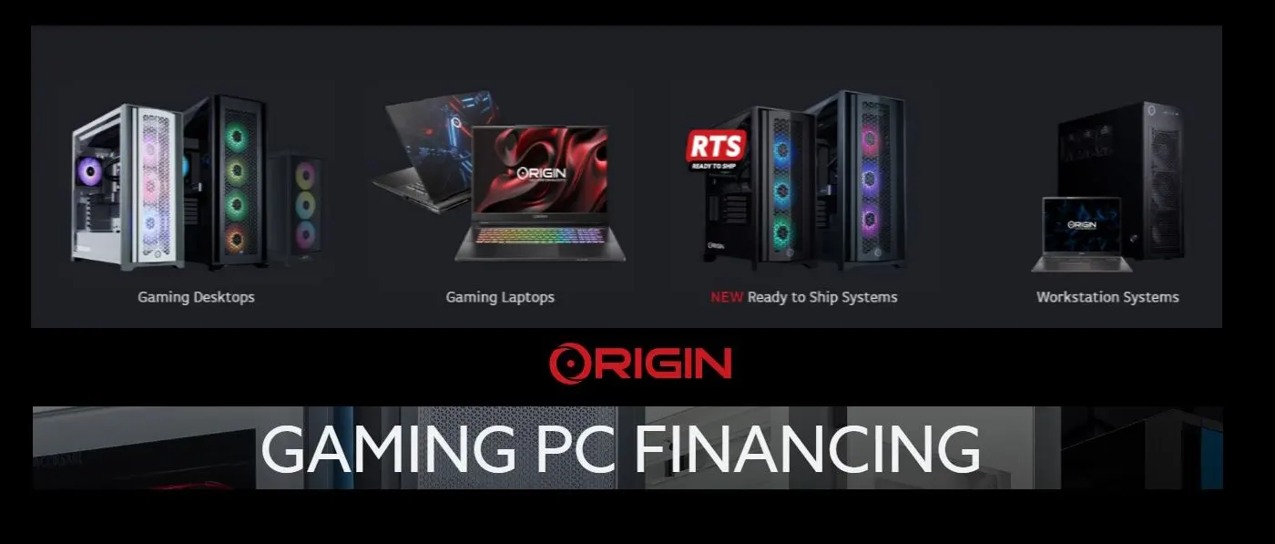 Origin Pcs y Laptops para gamers