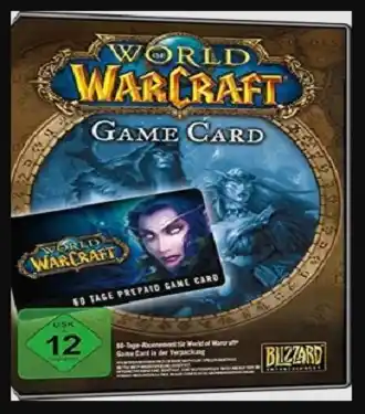 world warcarft game card